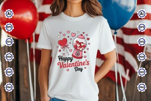 Download Happy Valentine’s Day PNG T-Shirt Design - Design Collection