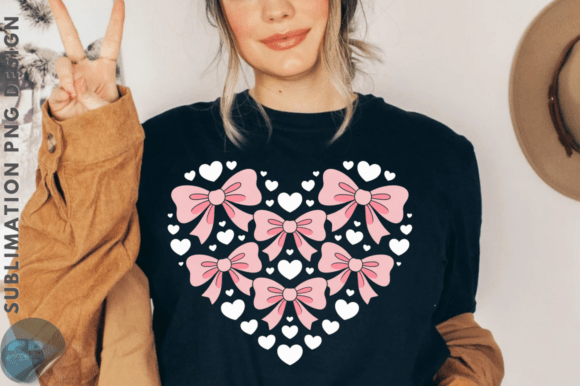 Download Coquette Valentine Heart PNG Design - Design Collection