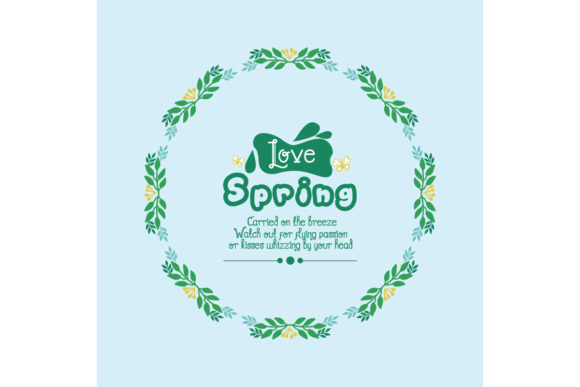 Download Romantic Card Design for Love Spring - Design Collection