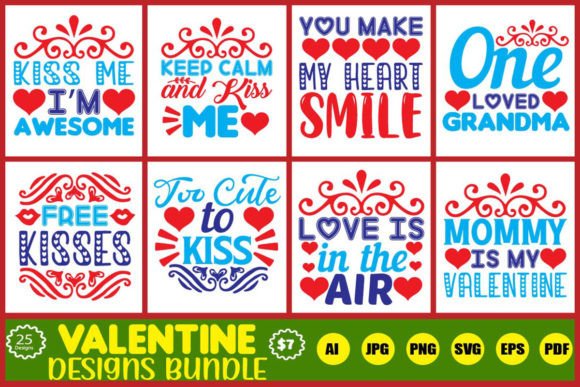 Download Valentine Designs Bundle - Design Collection
