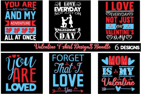 Download VALENTINE'S T-SHIRT DESIGNS BUNDLE - Design Collection