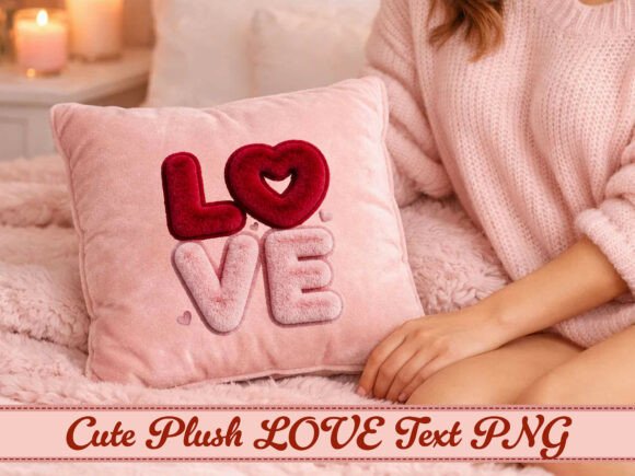 Download Plush LOVE Valentine PNG Design - Design Collection