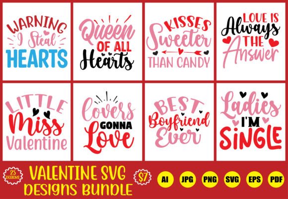 Download Valentine Svg Designs Bundle - Design Collection