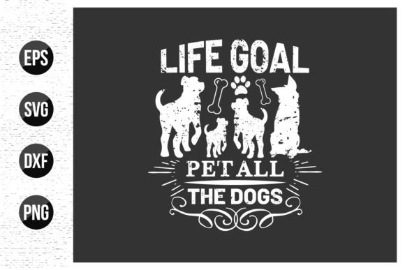 Download Dog Typographic T Shirt Design Vector - Design Collection