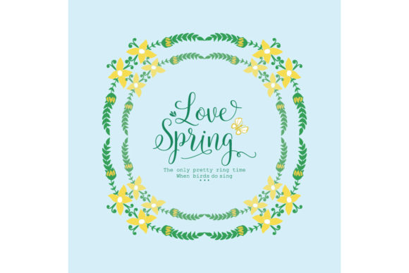 Download Wallpaper Design for Love Spring Card - Design Collection