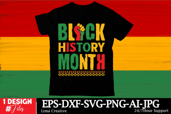 Download Black History Month T-shirt Design - Design Collection