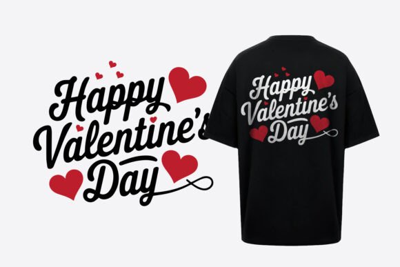 Download Happy Valentine's Day SVG PNG T-shirt - Premium Resources