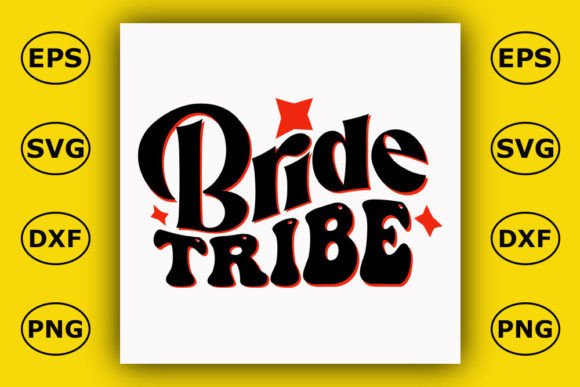 Download Retro Wedding Design, Bride Tribe - Design Collection