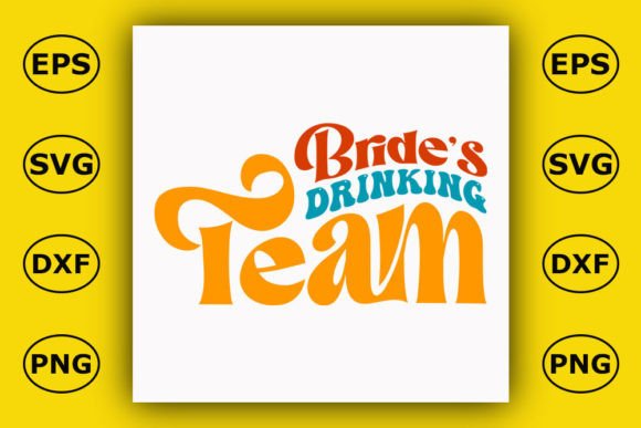 Download Retro Wedding Design, Bride’s Drinking - Design Collection