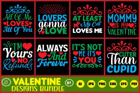 Download Valentine Designs Bundle - Design Collection
