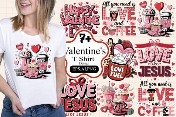 Download Valentines T Shirt Designs Bundle P1 - Design Collection