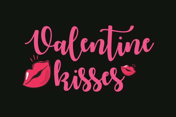 Download Valentine Kiss Design for Valentine - Design Collection