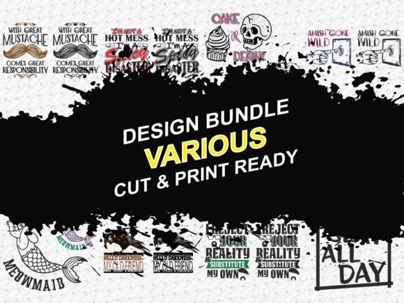 Download Various 64 SVG PNG Designs Tshirt Bundle - Design Collection