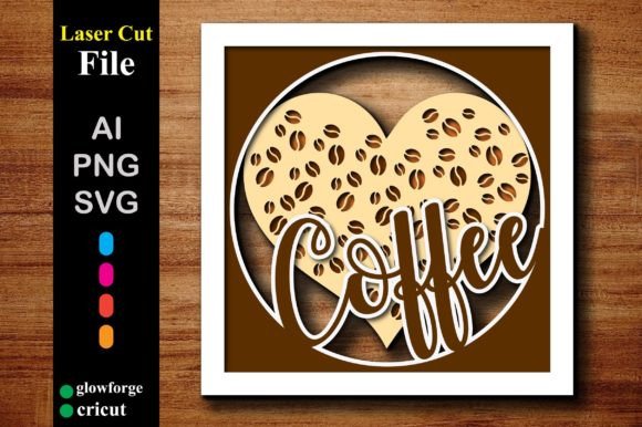 Download Coffee 3d Multilayer Panel for Laser Cut - 3d multilayer Collection