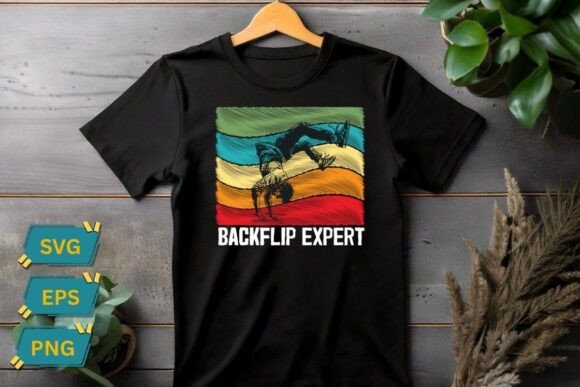 Download Backflip Expert Parkour T-Shirt Design - Design Collection