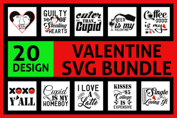 Download Valentine Designs Bundle - Design Collection