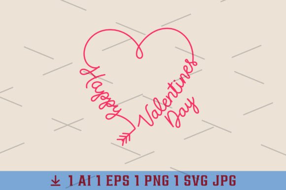 Download Happy Valentines Day Script Heart SVG Wi - Heart svg Collection
