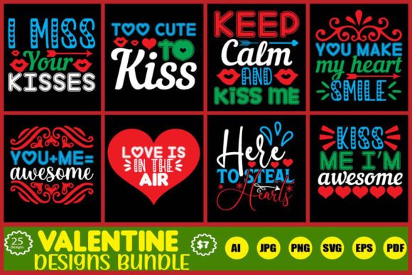 Download Valentine Designs Bundle - Design Collection