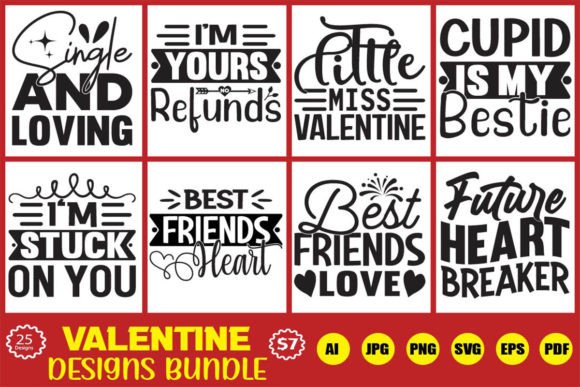 Download Valentine Designs Bundle - Design Collection