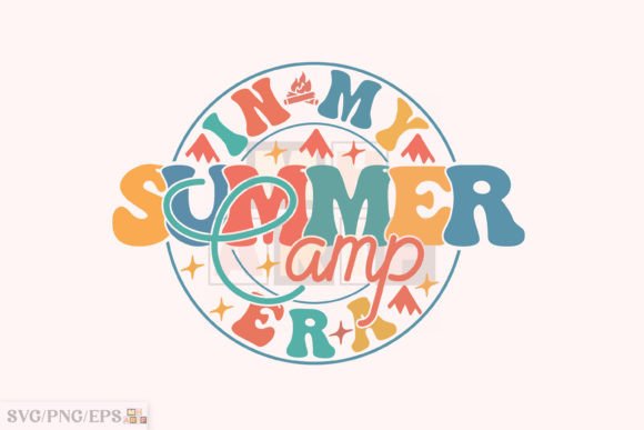 Download In My Summer Camp Era SVG T-shirt Design - Design Collection