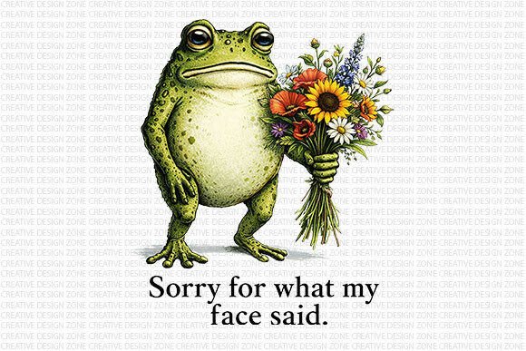 Download Funny Frog Quote PNG Design - Design Collection