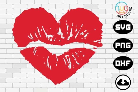 Download LIP Heart, Lips , Kiss Design - Design Collection