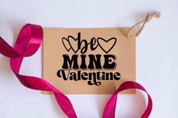 Download Retro Valentine Crafts Design, Be Mine V - Design Collection