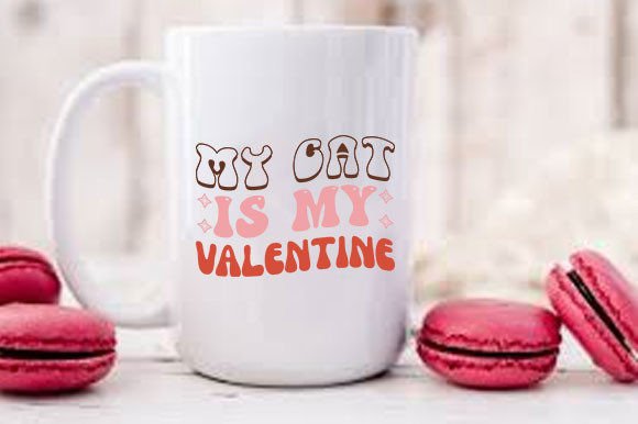 Download Retro Valentine T-shirt Design, My Cat I - Design Collection
