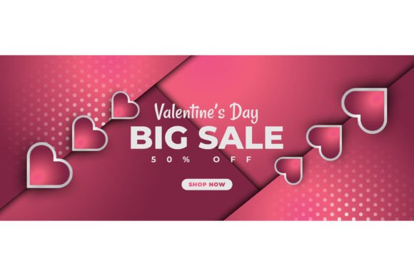 Download Valentine's Sale Poster or Banner Design - Design Collection